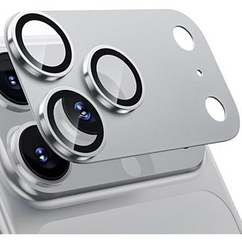 ZeroDamage - iPhone 17 Pro Camera Protector - Strong Titanium (2-Pack)