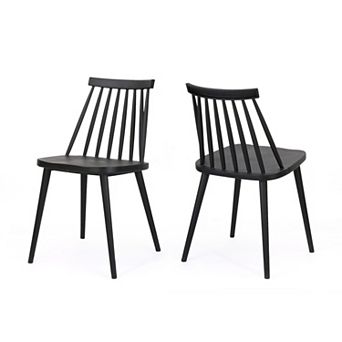 Dunsmuir Farmhouse Spindle-Back Dining Chair (Set of 2) by Christopher Knight Home