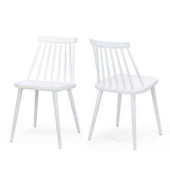 Dunsmuir Farmhouse Spindle-Back Dining Chair (Set of 2) by Christopher Knight Home