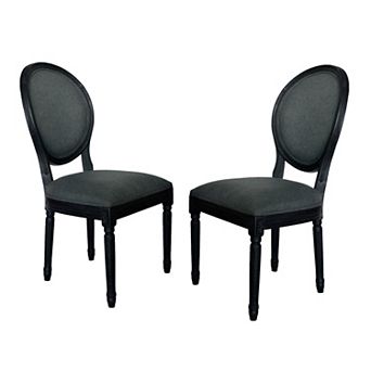 Hiro Traditional Fabric Dining Chairs (Set of 2) by Christopher Knight Home