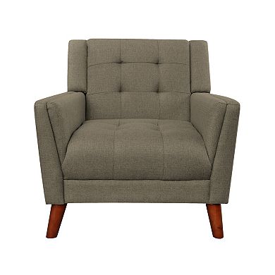 Candace Mid-Century Modern Armchair in Beige by Christopher Knight Home