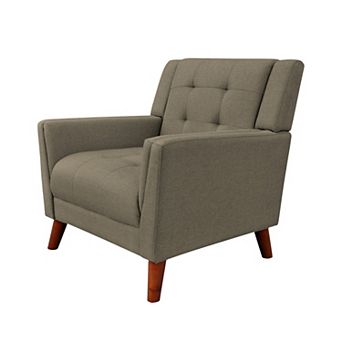 Candace Mid-Century Modern Armchair in Beige by Christopher Knight Home