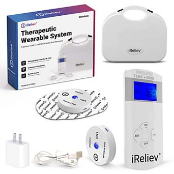 iReliev Therapeutic Wearable System Wireless TENS + EMS