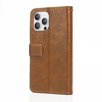 SAHARA - Indy Series Leather Wallet Case - iPhone 14 Pro