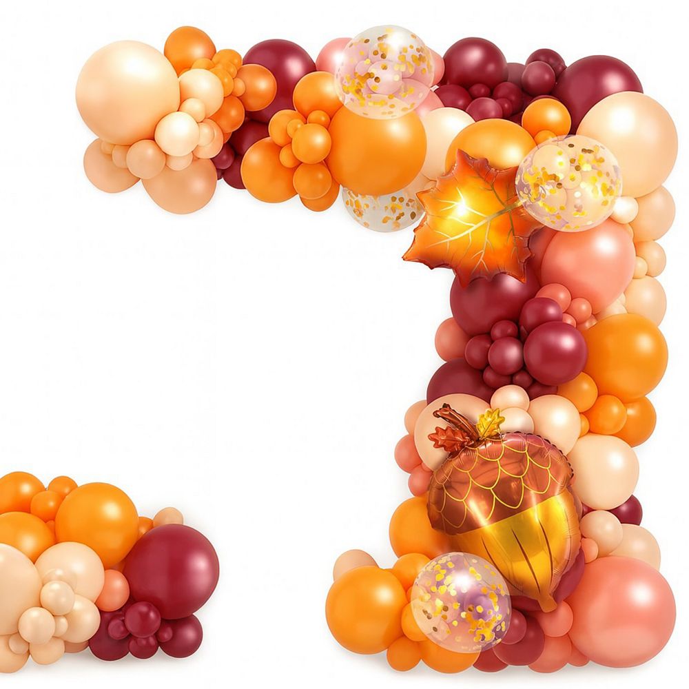 Fall Balloon Arch Kit - 164 Pcs for Baby Showers, Thanksgiving ...