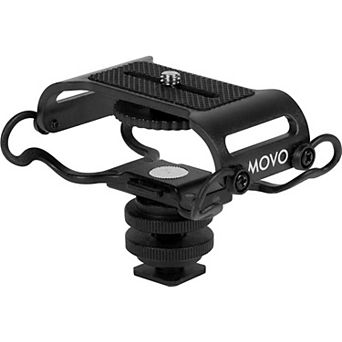 Movo SMM5-B Universal Microphone and Portable Recorder Shock Mount