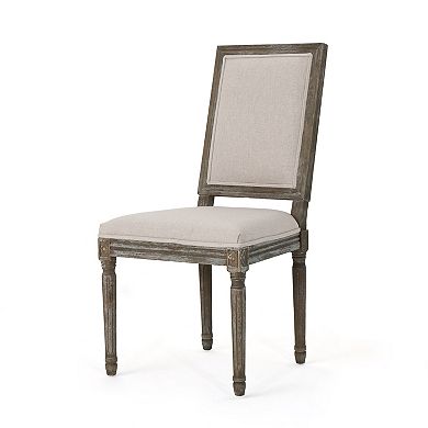 Ledger Traditional Wheat Fabric Dining Chairs (Set of 2) by Christopher Knight Home