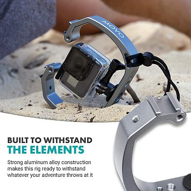 Movo GB-U70 Underwater Diving Rig with Cold Shoe Mounts