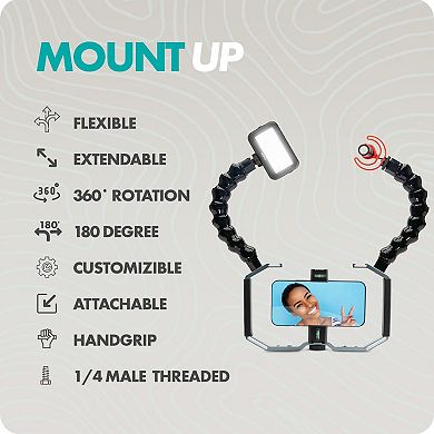 Movo UWA-8 Articulating Camera Rig Extension Mount