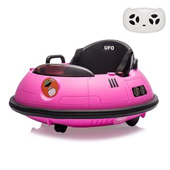 12V Kids Bumper Car with Remote Control, 360° Spin Wheels, Dual Joysticks, 3 Speed ModesRide-On Toy