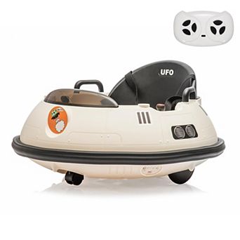 12V Kids Bumper Car with Remote Control, 360° Spin Wheels, Dual Joysticks, 3 Speed ModesRide-On Toy