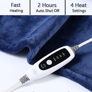 Large Weighted Heating Pad for Neck & Shoulders, 4 Heat Settings with Auto Shut-Off