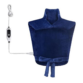 Large Weighted Heating Pad for Neck & Shoulders, 4 Heat Settings with Auto Shut-Off