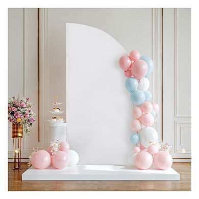 Set of 4 Wedding Arch Cover, Spandex Fitted 2-Sided Backdrop Covers for Arch Stand