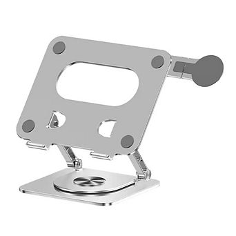 Aluminum Swivel Laptop Riser and Phone Stand