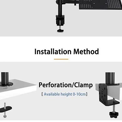Dual Long Arm Adjustable Metal VESA Stand