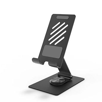 Adjustable Metal Tablet Stand with 360° Rotation