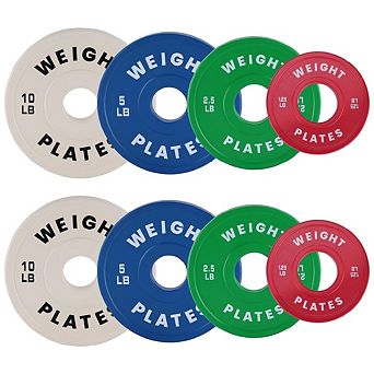 2 in Change Plates 1.25LB 2.5LB 5LB 10LB Fractional Weight Plates,Bumper Plates for Weight Lifting