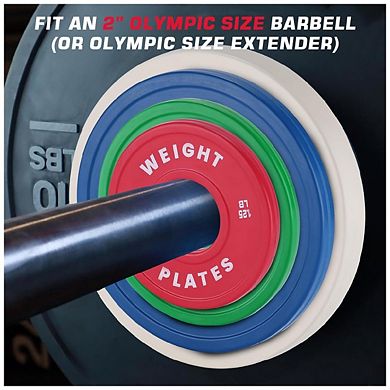 2 In Change Plates 1.25LB 2.5LB 5LB 10LB Fractional Weight Plates,Bumper Plates for Weight Lifting