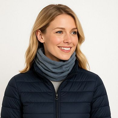 Women's Soft Knit Neck Warmer with Cozy Layered Design 9x17 inches