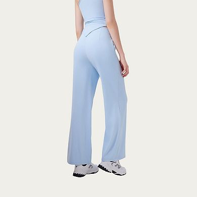 Womens's High Waist Drawstring Wide Leg Sweatpants with Relaxed Fit