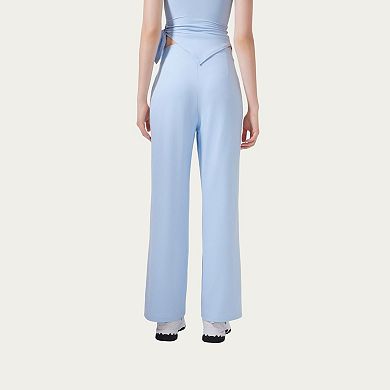 Womens's High Waist Drawstring Wide Leg Sweatpants with Relaxed Fit