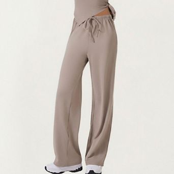 Womens's High Waist Drawstring Wide Leg Sweatpants with Relaxed Fit