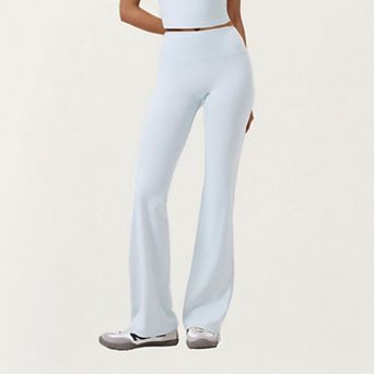 Womens's High Waist Flare Sweatpants with Seamless Stretch Fit