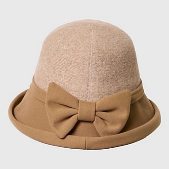 Women's Bow-Accented Cloche Hat