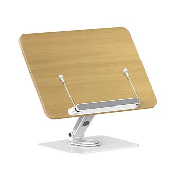 Adjustable Wood Book Stand for Library Display