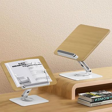 Adjustable Wood Book Stand for Library Display