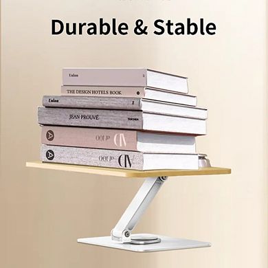 Adjustable Wood Book Stand for Library Display