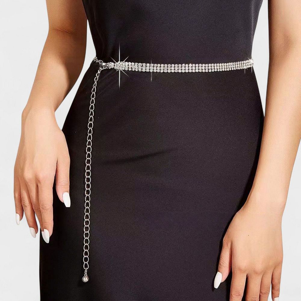 silver chain belt for dress Leilani Sea Shell Chain Belt