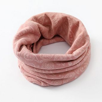 Women's Soft Fleece Infinity Scarf with Cozy Plush Texture 43.5x43.5in
