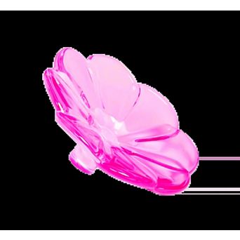 Crystal Flower Tabletop Figurine - Fuschia