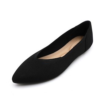 Women's Pointed Toe Ballet Flats - Chic, Comfortable, & Versatile Slip-On Shoes
