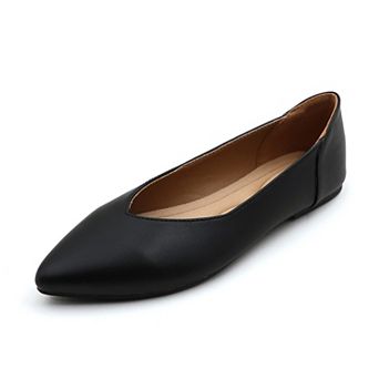 Women's Pointed Toe Ballet Flats - Chic, Comfortable, & Versatile Slip-On Shoes
