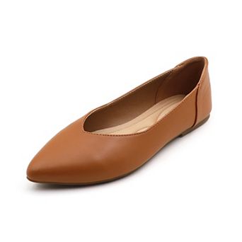 Women's Pointed Toe Ballet Flats - Chic, Comfortable, & Versatile Slip-On Shoes
