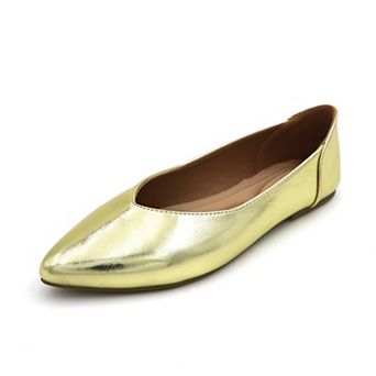 Women's Pointed Toe Ballet Flats - Chic, Comfortable, & Versatile Slip-On Shoes