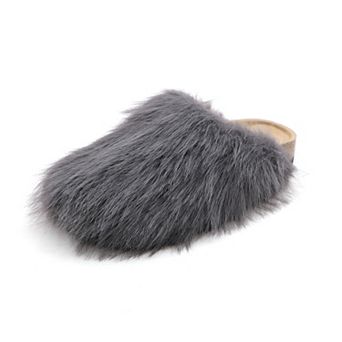 Luxurious Faux Fur Slip-On Sandals for Ultimate Comfort and Style