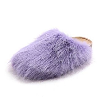 Luxurious Faux Fur Slip-On Sandals for Ultimate Comfort and Style