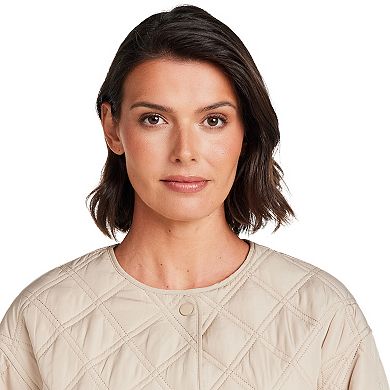 Women's Weathercast Collarless Quilted Jacket