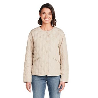 Women's Weathercast Collarless Quilted Jacket