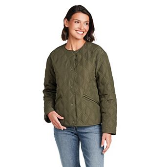 Women's Weathercast Collarless Quilted Jacket