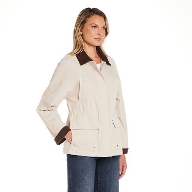 Women's Weathercast Barn Corduroy Trim Jacket