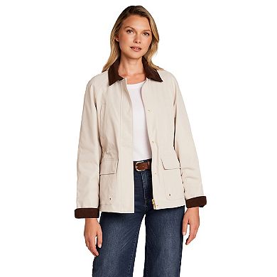 Women's Weathercast Barn Corduroy Trim Jacket