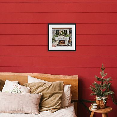Stupell Home Decor Cozy Fireplace Holiday Wall Art