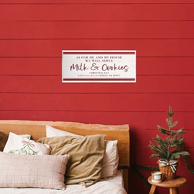 Stupell Home Decor We Will Serve Milk & Cookies Wall Art