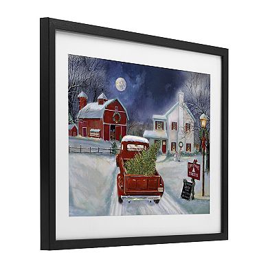 Stupell Home Decor Entering Christmas Tree Farm Wall Art