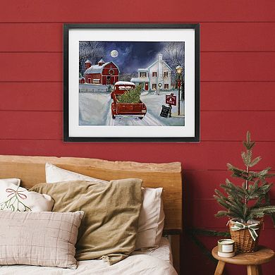 Stupell Home Decor Entering Christmas Tree Farm Wall Art